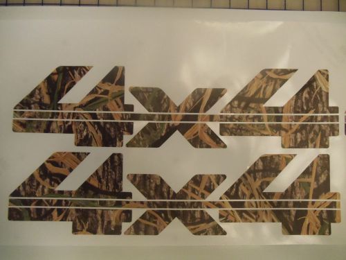 Mossey oak shadowgrass 4x4 bedside decals - camo - camoflage