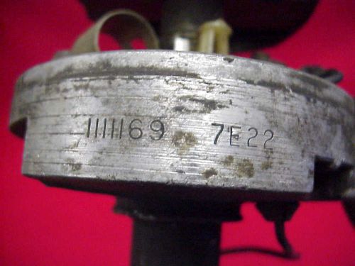 1967 67 original distributor 1111169 dated 7e22 chevelle camaro chevy impala 396