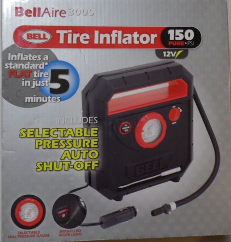 Bell bellaire 3000 tire inflator 12v 150 psi