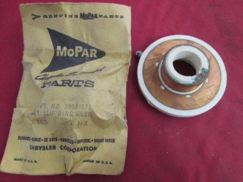 Alternator slip ring w/ ground shaft fits 61 62 models nos mopar 2098279