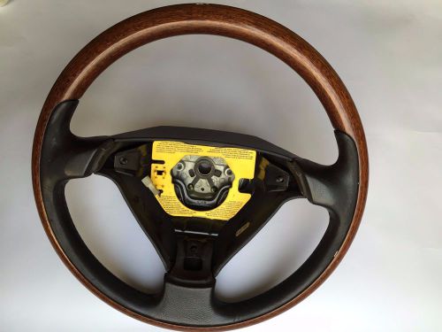 Alfa romeo 166/gtv  executive momo edition wood leather steering wheel  rare