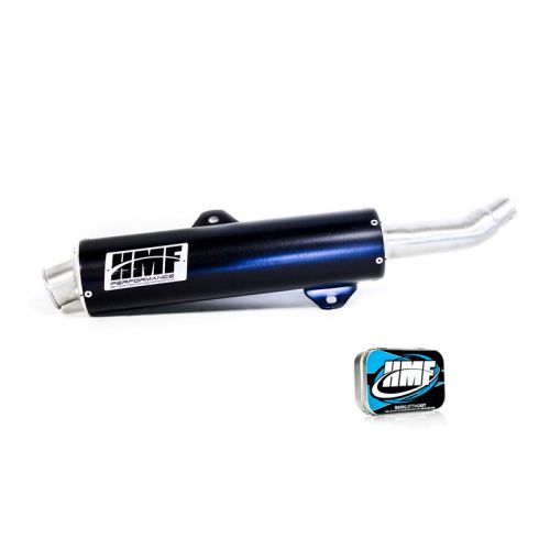 Hmf suzuki ltz 400 2003 - 2008 black slip on exhaust muffler &amp; jet kit