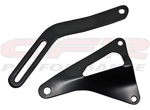 Alternator brackets black small block ford two piece set  289 302 351w mustang