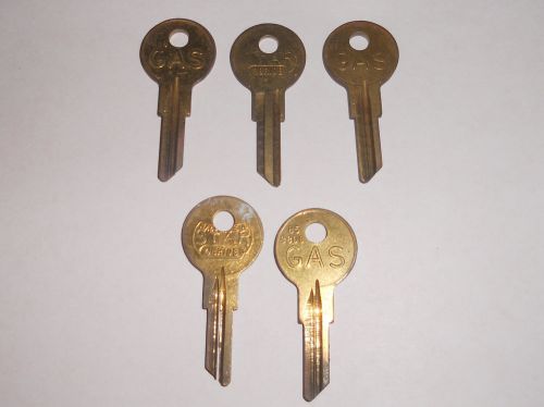 Gas cap key blanks by star obridb b5/98db lot of 5 nos