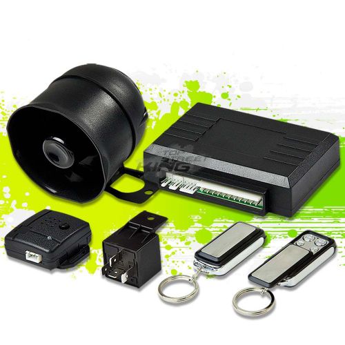 Buy CAR/AUTO SECURITY ALARM SYSTEM SIREN KEYLESS ENTRY + MULTI FUNCTION