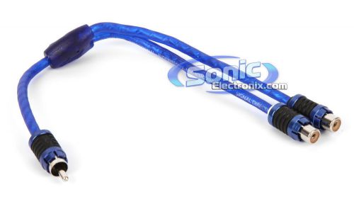 Stinger si62yf 2-channel 6000 series audiophile grade female rca y-adapter cable