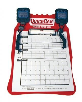 Quickcar racing products 51-0512 clipboard timing system