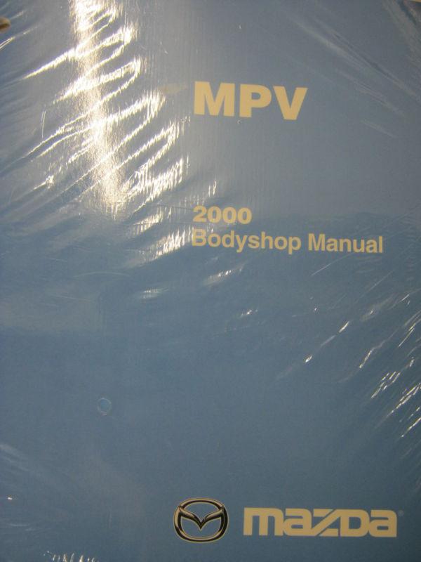 2000 mazda mpv bodyshop manual brand new