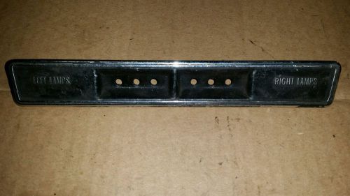 1969-71 corvette original  console fiberoptic plate