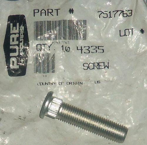 Polaris oem nos snowmobile pwc atv screw 7517763