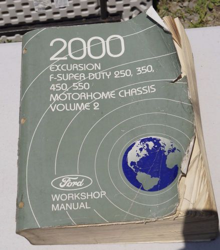 2000 ford super duty 250 350 450 550 truck oem service shop manual vol 2 engine