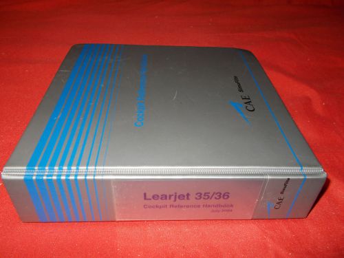 Lear jet model 35/36 cockpit reference handbook july 2004
