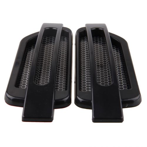 2x 22cm x 6.5cm car suv air flow fender side vents decorative stickers universal