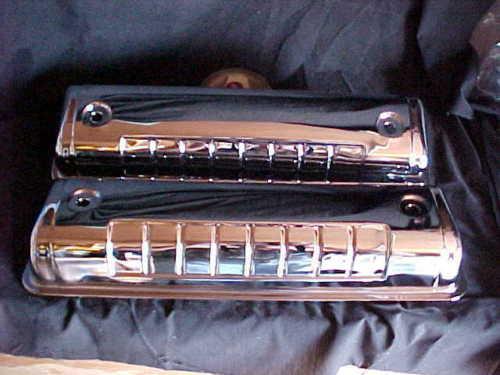 Chrome 292 312 ford y block valve covers 