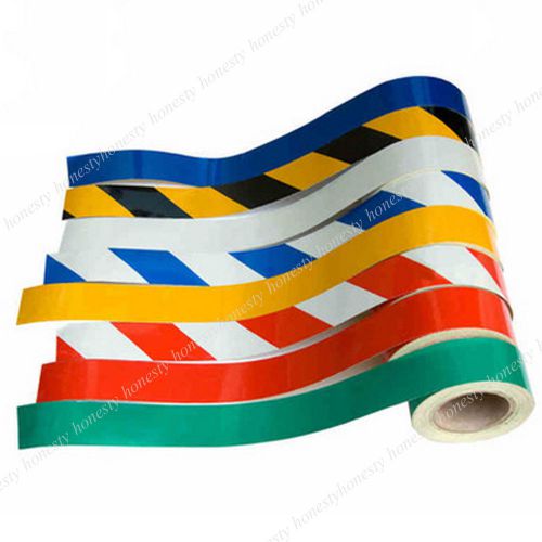 9 color car reflective safety warning conspicuity tape film sticker multicolor
