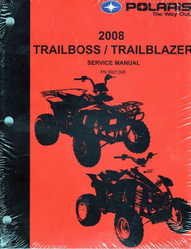 2008 polaris atv trailboss, trailblazer p/n 9921308 service manual (040)