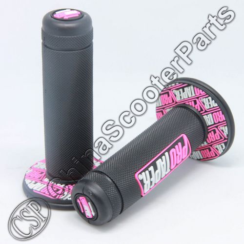 Pro taper 7/8&#034; throttle grip hand grips bar scooter atv utv dirt pit bike pink