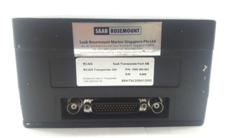 Transponder r3 - ais saab rosemount marine singapore