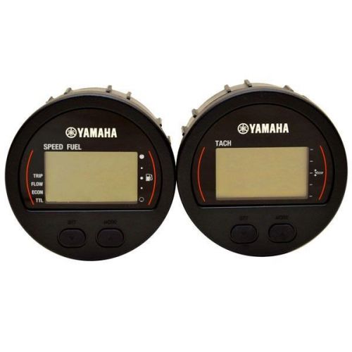 Yamaha 6y80-20 / 6y8t-20 marine boat multi-function digital gauges (set of 2)