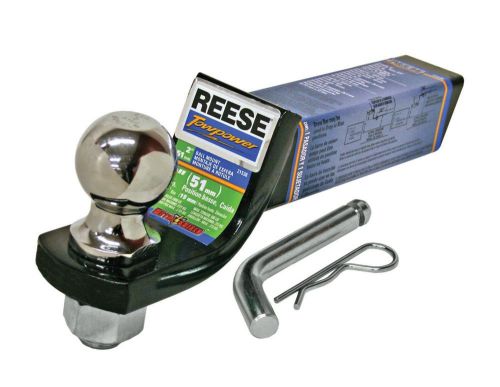 Trailer reese towpower 21536 class iii towing starter kit ball mount 9" shank