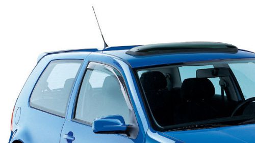 Vw volkswagen front side window air deflectors 1999.5-2005 golf,jetta,gli 4 door