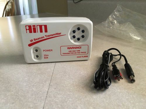 Aim ir beacon transmitter with electrical leads, working used condition