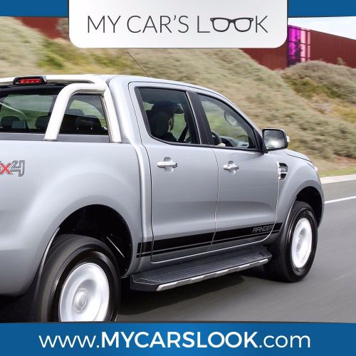 Ford ranger 2011-2015 side stripe decal graphics ranger logo