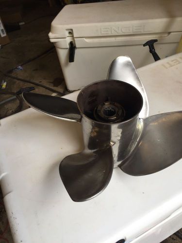 Powertech 4 blade outboard propeller 18 pitch