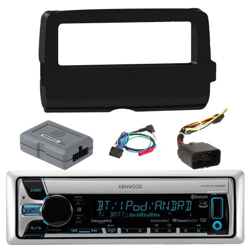 Marine bluetooth usb cd kenwood radio, harley scosche 2014 up flhtc adapter kit