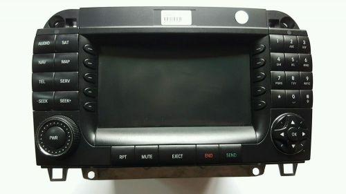 04-06 mercedes w220 s430 s500 s600 gps navigation stereo radio