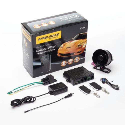Car alarm steelmate 838n anti-hijacking remote trunk release secure system