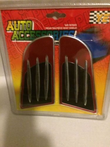 Air intake auto accessories- rear tailpiece heat shield-red