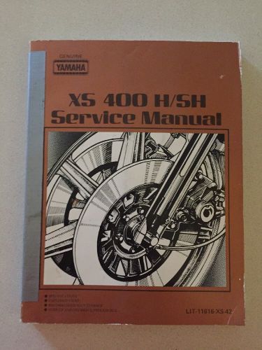 Genuine yamaha xs 400h/sh service repair manual