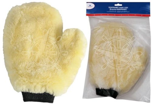 Osculati mafrast lamb wool mitt ideal to wash and clean can be used wet or dry