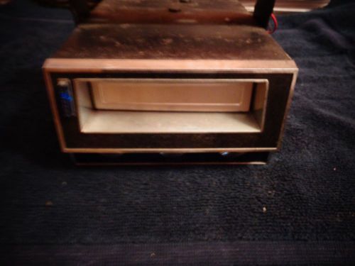 Vintage underdash add-on 8-track tape player radio - classic rat rod accessory