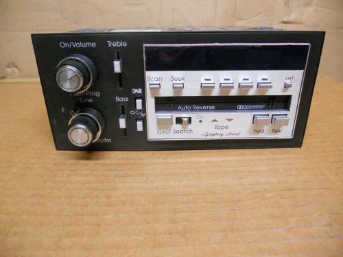 Core gm delco 1989 cadillac eldorado am/fm cassette radio used takeout 16058416