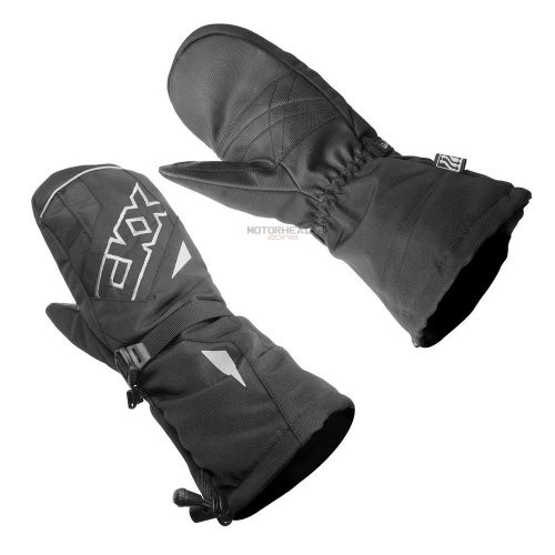 Snowmobile ckx throttle series mittens adult black 2xsmall snow winter