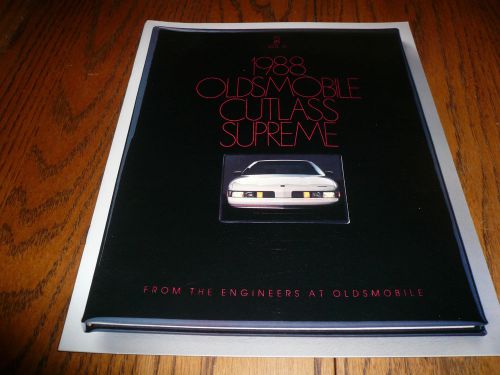 1988 oldsmobile cutlass supreme sales brochure