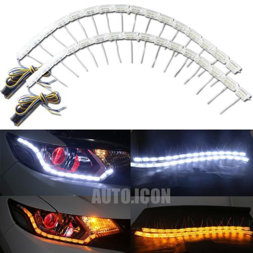 Wholesale- 20 sets switchback headlights led strip lights w/ sequential signal
