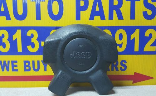 2002-2004 jeep liberty drivers side airbag air bag dark grey