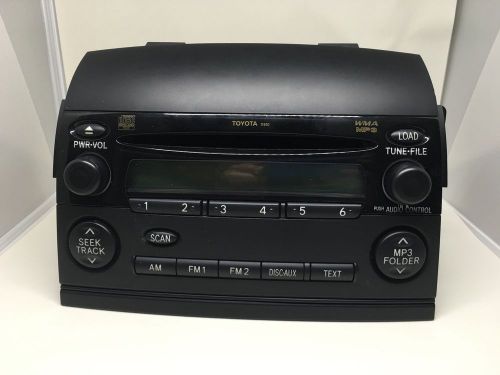Used 2004-2010 toyota sienna radio 11810 (part 86120-ae050)