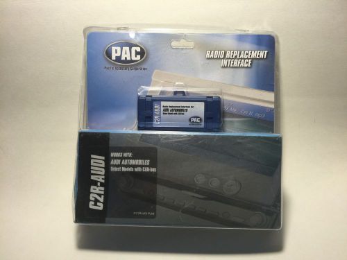Pac c2r-audi radio replacement interface with navigation for select 2005-up audi