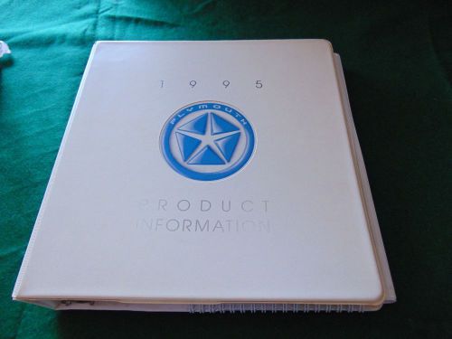 1995 plymouth product info book manual  manual dealer guide book original sales