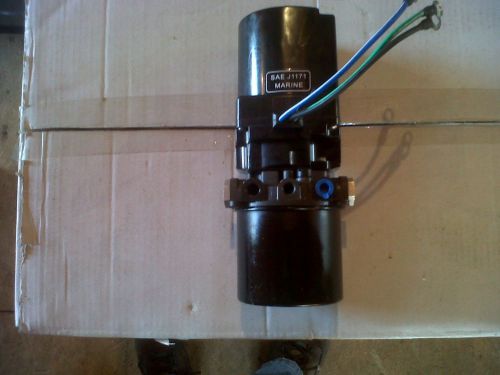 Tilt/trim motor pump &amp; reservoir fits mercury 225-275hp outboard 3-wire 823653a5