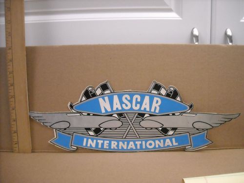 Two original 1960's nascar decals - rare 18" x 6"
