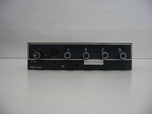 King kt 76a atc transponder - certified and tagged