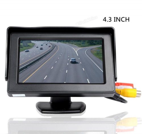 4.3 inch tft lcd car rearview monitor + waterproof 420tvl ccd backup camera kit