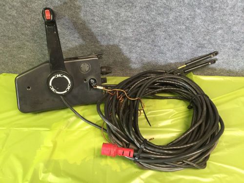 Johnson &amp; evinrude side mount control box with tilt &amp; trim switch 15&#039; cables