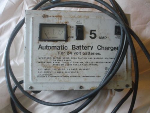 Schauer 24v 5 amp golf cart  battery charger