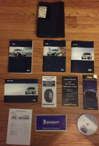 2006 land rover lr3 oem owners owner&#039;s manual set w/ free shipping